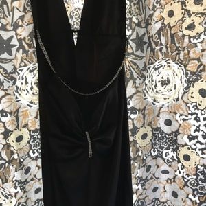 Black evening gown